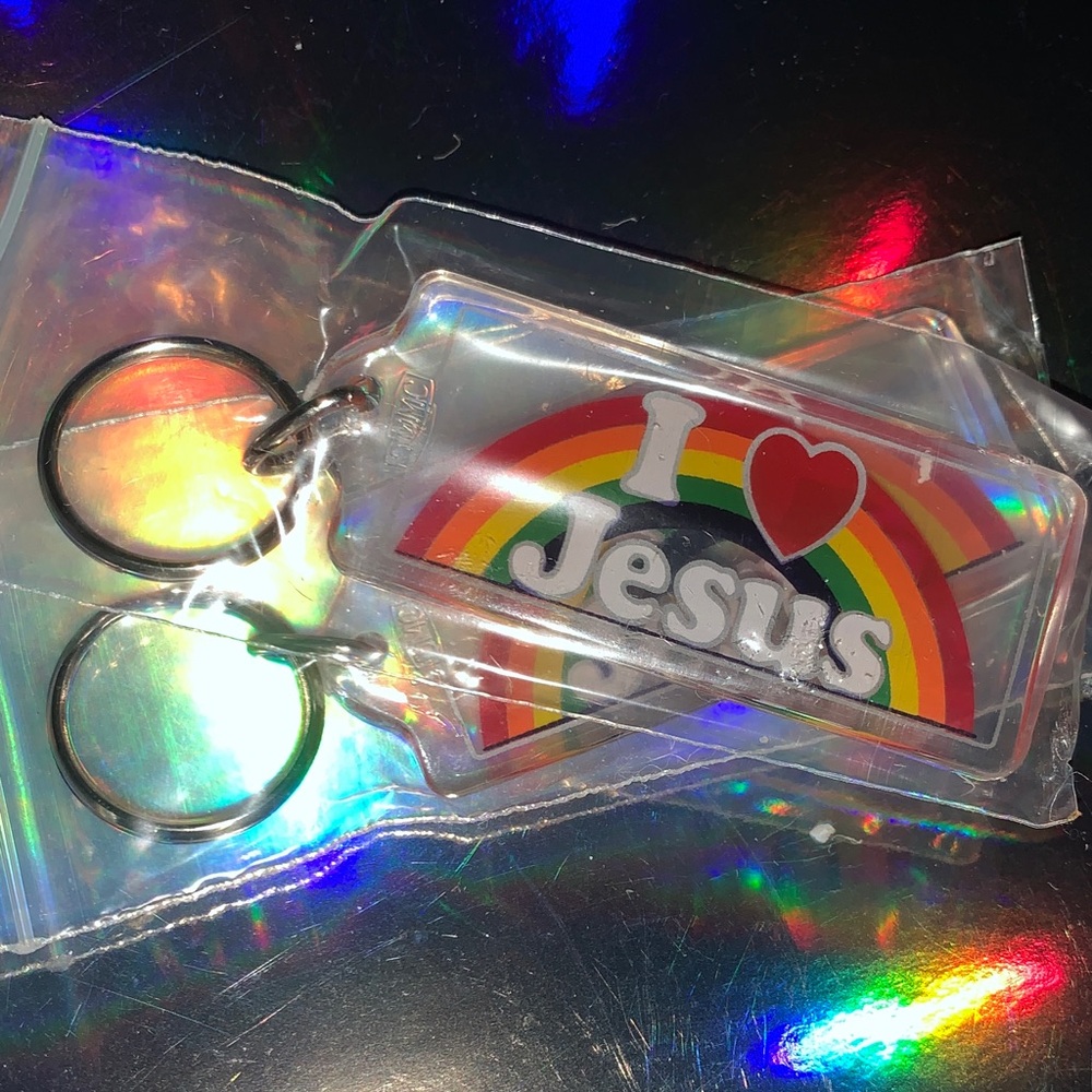 I Love Jesus' Keychain